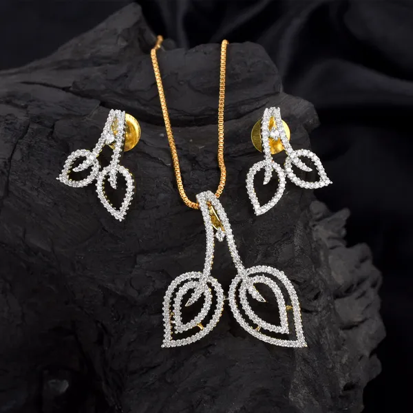 Tanishq Jewellery Latest Diamond Pendant Sets Tanishq With Price