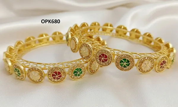 Balaji_Gold_Multicolour_Traditional_Stone_Designer_Bangles_For_Women