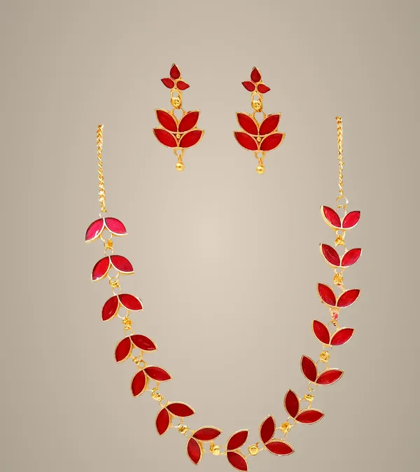 Assamese_Traditional_Dhan_Golpata_Choker_Jewellery_Set_For_Women