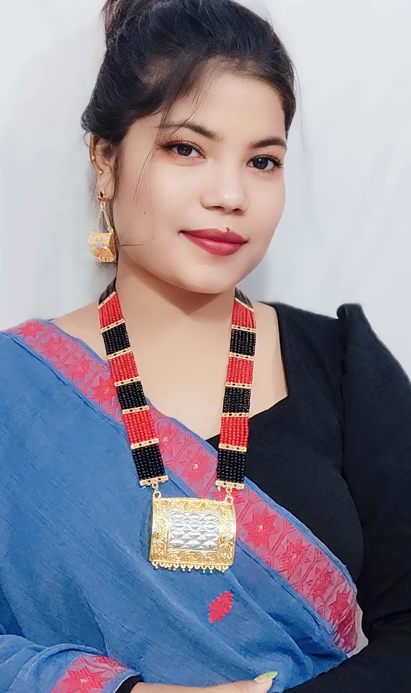 Assamese_Traditional_Red_Black_Meenakari_Jewellery_Set