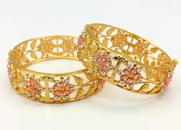 Assamese_Traditional__Copper_gold_plated_pink_white_stone_bangle_for_girls_&_women_(Pack_of_2)