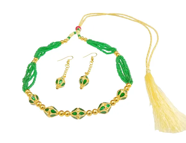 Bggold_Assamese_Traditional_Gold_Plated_Green_Colour_Monimala_Necklace_Set_For_Women_&_Girls