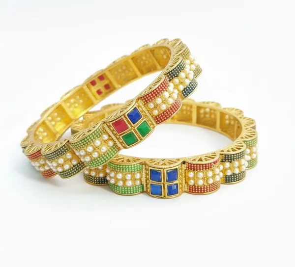Balaji_Gold_Multicolour_Trendy_Stone_Studded_Designer_Bangles_For_Women
