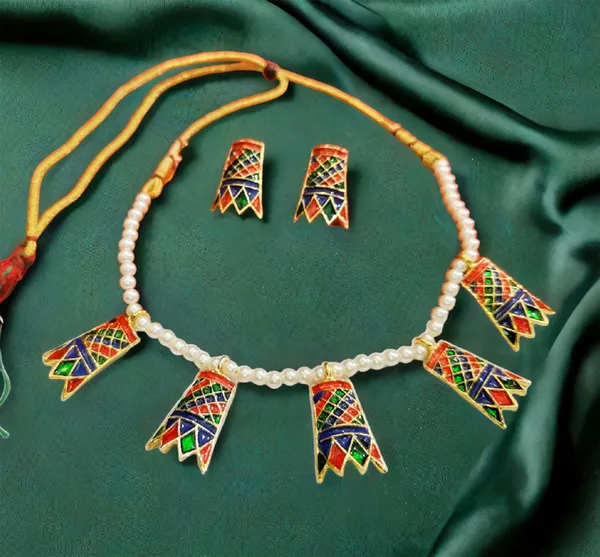 Assamese_Traditional_Gold_Plated_Multicolor_Golpata_Choker_Necklace_Set_For_Girls_&_Women