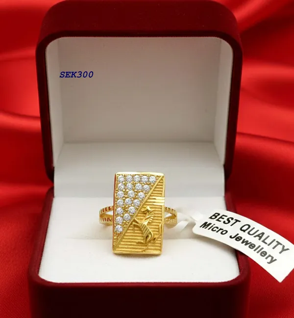 Balaji_Gold_Golden_Premium_Rectangular_Dual-Design_Cz_Men's_Statement_Ring_For_Men