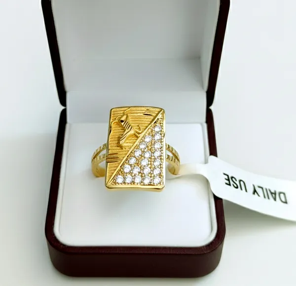 Balaji_Gold_Golden_Premium_Rectangular_Dual-Design_Cz_Men's_Statement_Ring_For_Men