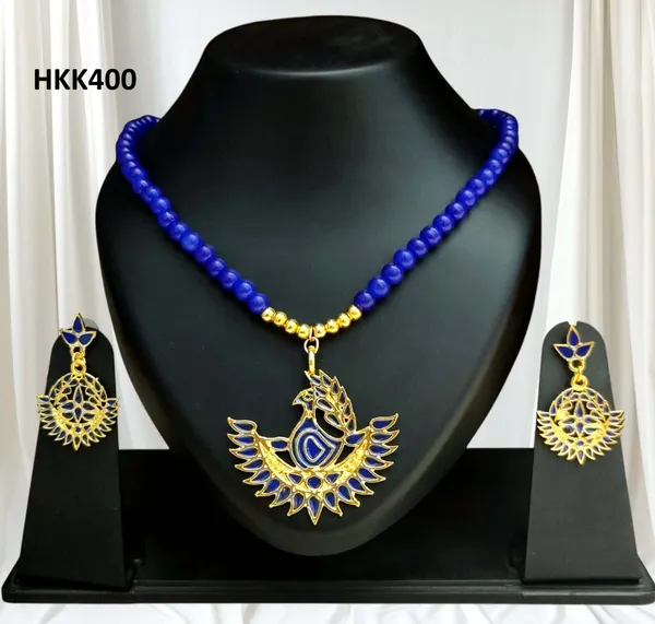 Assamese_Traditional_Blue_Meenakari_Mayur_Design_Monitassel_Jewellery_Set