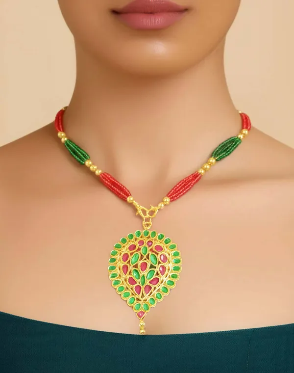 Assamese_Traditional_Dugdugi_Jewellery_Set_For_Women