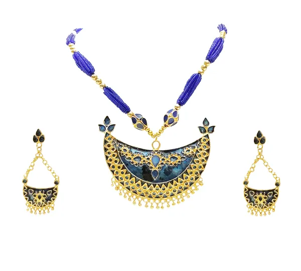 Assamese_Traditional_Blue_Meenakari_Junbiri_Ball_Tassel_Set