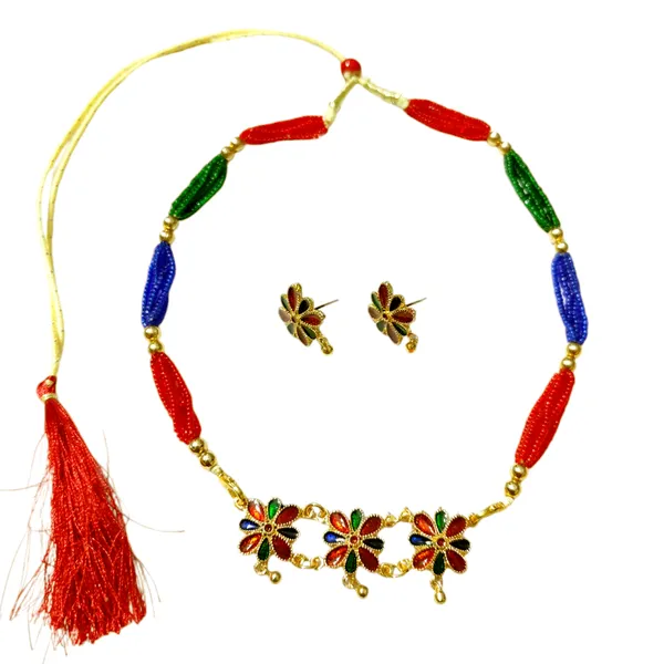 Assamese_Traditional_Multi_Meenakari_Tassel_Golpata_Jewellery_Set