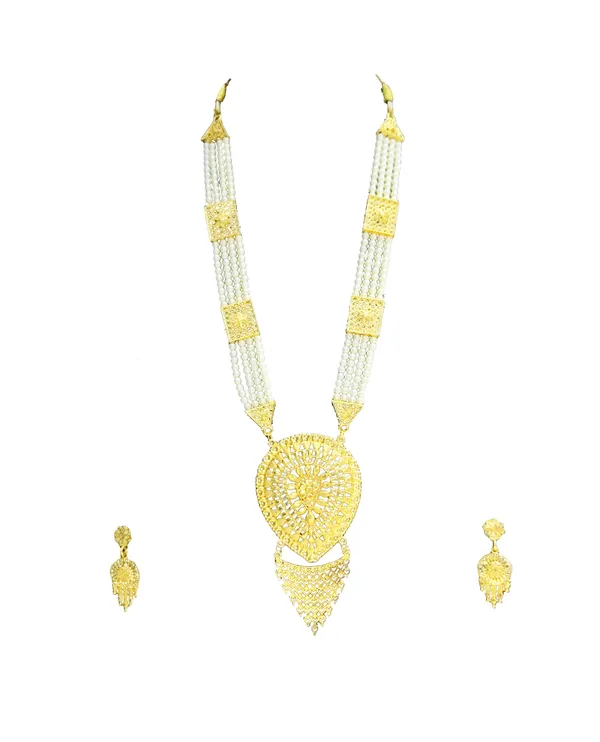 Assamese_Traditional_Copper_Based_Bridal_Set_White_Moti_Rj