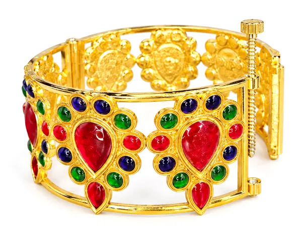 Assamese_Traditonal_Copper__Based_Gold-Plated_Multi_Meenakari_Dugdugi_Bangle__(Pack_Of_1)
