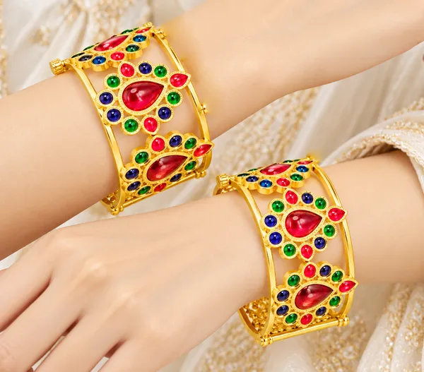 Assamese_Traditonal_Copper__Based_Gold-Plated_Multi_Meenakari_Dugdugi_Bangle_Set_(Pack_Of_2)