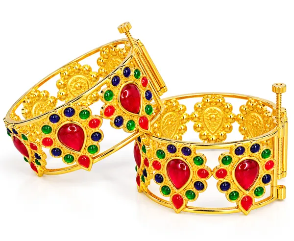 Assamese_Traditonal_Copper__Based_Gold-Plated_Multi_Meenakari_Dugdugi_Bangle_Set_(Pack_Of_2)