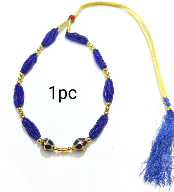 (Pack_Of_2)_Assamese_Traditional_Blue_Monimala_Tassel_1