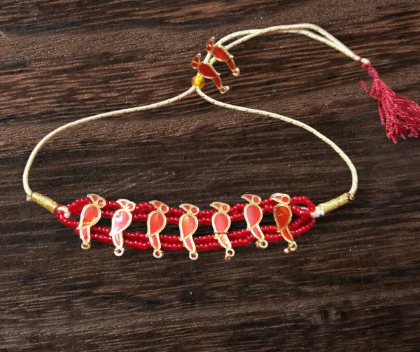 Assamese_Traditional_Red_Meenakari_Baby_Chorai_Golpata_Set