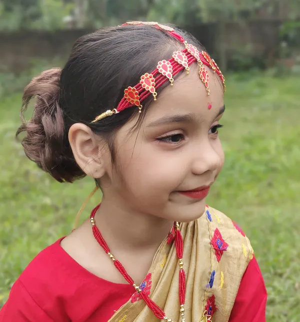 Copper_Based_Assamese_Traditional_Red_Meenakari_Maang_Tikka