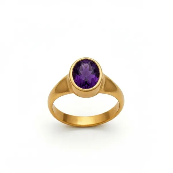 BGGold_Gold-Toned_Ovel_Statement_Ring_with_Purple_Amethyst_Stone