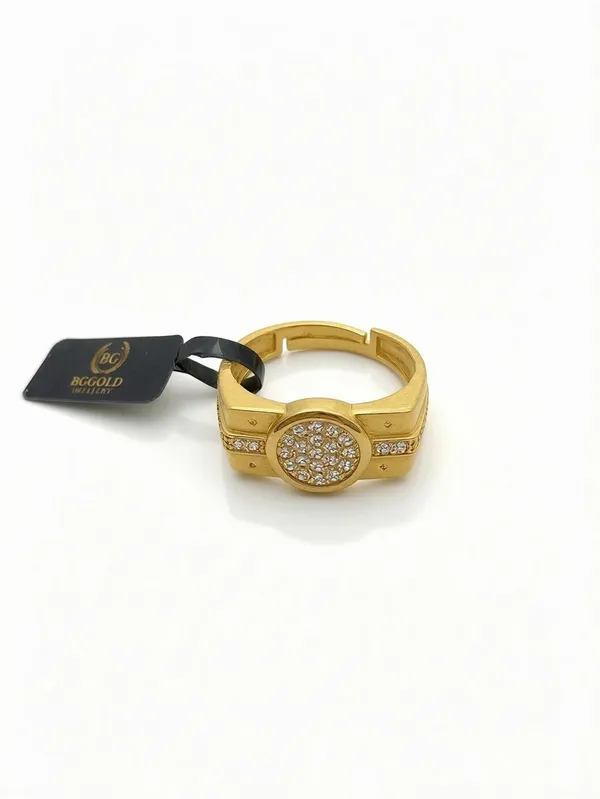 BGGold_Luxury_Micro_Gold-Tone__Crystal_Cluster_Men's_Ring