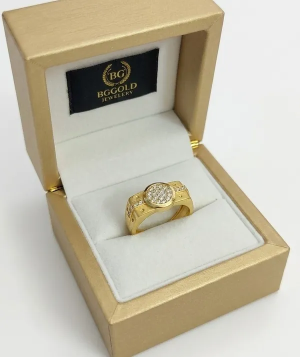 BGGold_Luxury_Micro_Gold-Tone__Crystal_Cluster_Men's_Ring