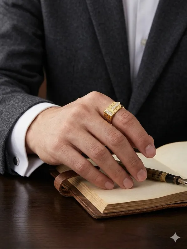BGGold_Rajwadi_Gold-Plated_AD_Stone_Designer_Men's_Ring