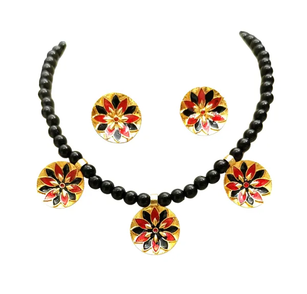 Assamese_Traditional_Based_Copper_Red_Black_Moni_Golpata_Jewellery_Set