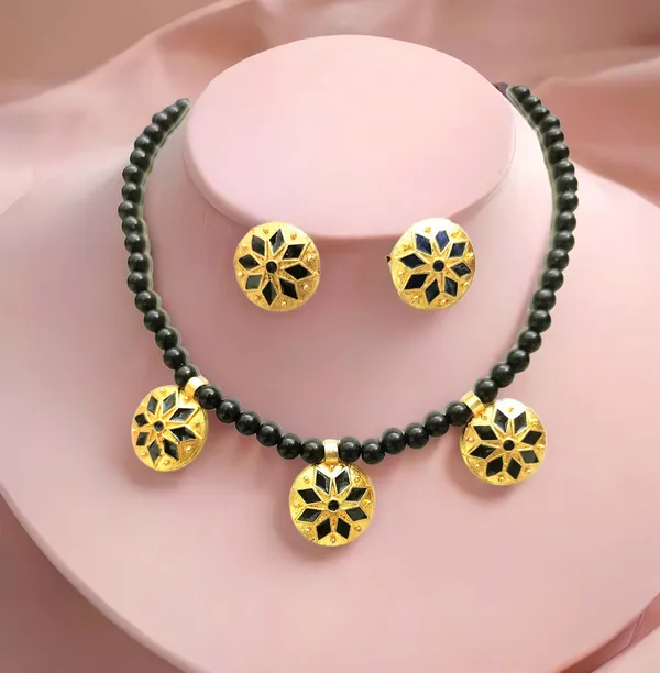 Assamese_Traditional_Based_Copper_Red_Black_Moni_Golpata_Jewellery_Set