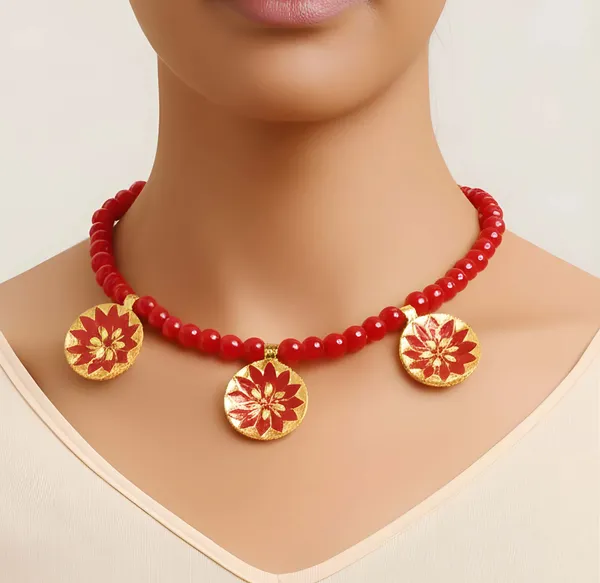 Assamese_Traditional_Based_Copper_Red_Moni_Golpata_Jewellery_Set