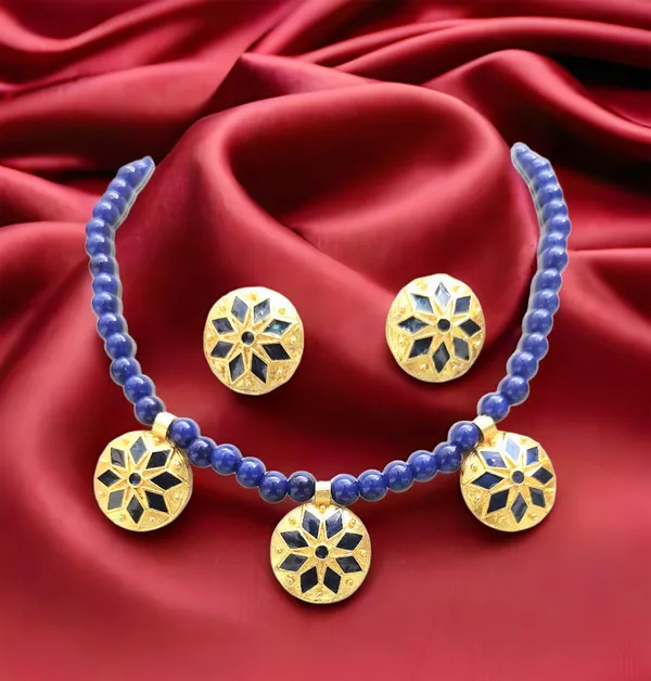 Assamese_Traditional_Based_Copper_Blue_Moni_Golpata_Jewellery_Set
