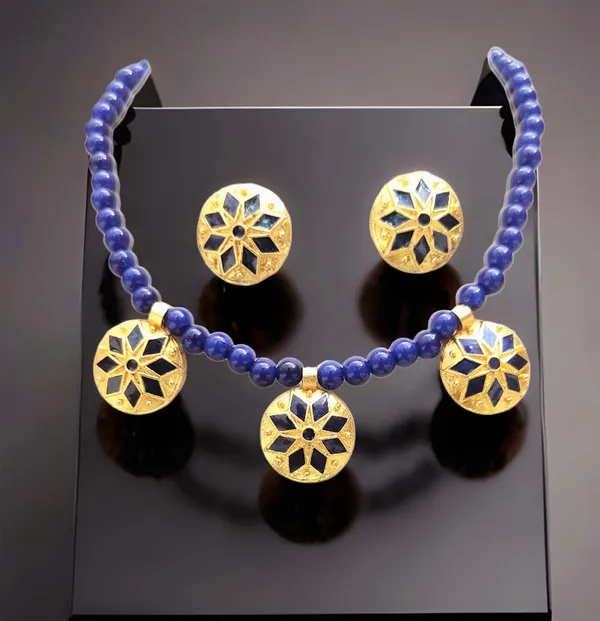 Assamese_Traditional_Based_Copper_Blue_Moni_Golpata_Jewellery_Set