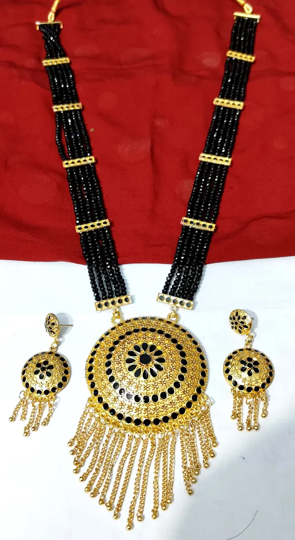 Assamese_Traditional_Black_Copper_Based_Zalar_Japi_Jewellery_Set