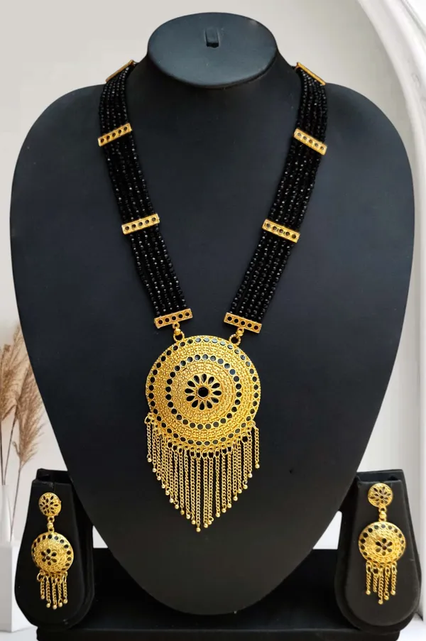 Assamese_Traditional_Black_Copper_Based_Zalar_Japi_Jewellery_Set