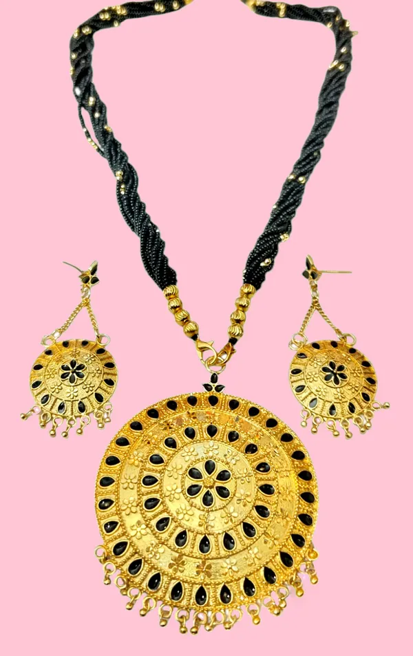 Assamese_Traditional_Black_Meenakari_Copper_Based_Japi_Jewellery_Set