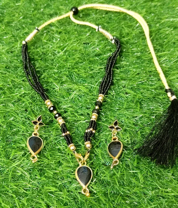 Assamese_Traditional_Black_Meenakari_Golpata_Locket_Jewellery_Set
