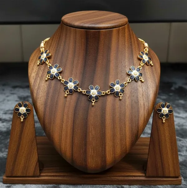 BG_GOLD_Assamese_Traditional_Blue_White_Copper_Based_Golpata_Jewellery_Set