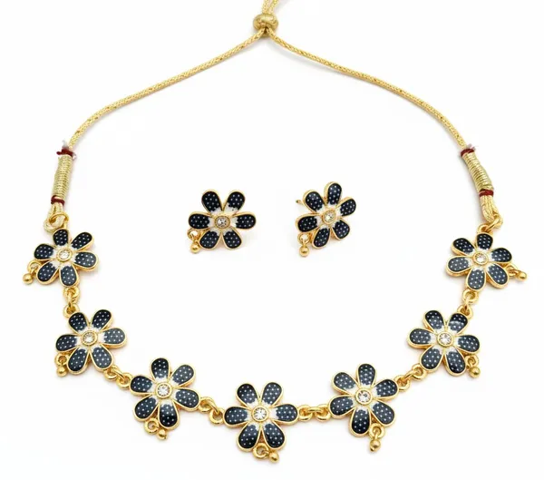 BG_GOLD_Assamese_Traditional_Blue_White_Copper_Based_Golpata_Jewellery_Set