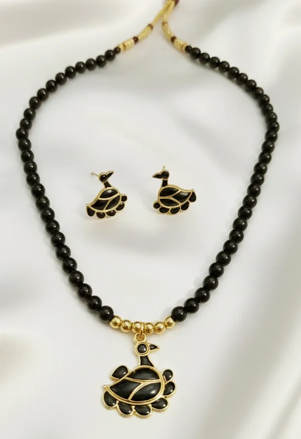 BG_GOLD_Assamese_Traditional_Copper_Based_Black_Duck_Moni_Tassel__Jewellery_Set