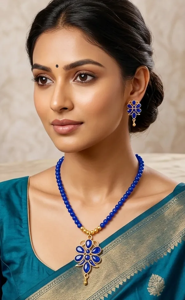 BG_GOLD_Assamese_Traditional_Copper_Based_Blue_Butterfly_Moni_Tassel_Jewellery_Set