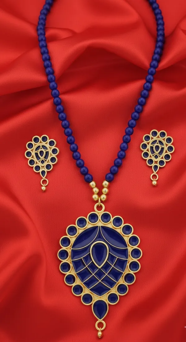 BG_GOLD_Assamese_Traditional_Copper_Based_Blue_Dugdugi_Moni_Tassel_Jewellery_Set