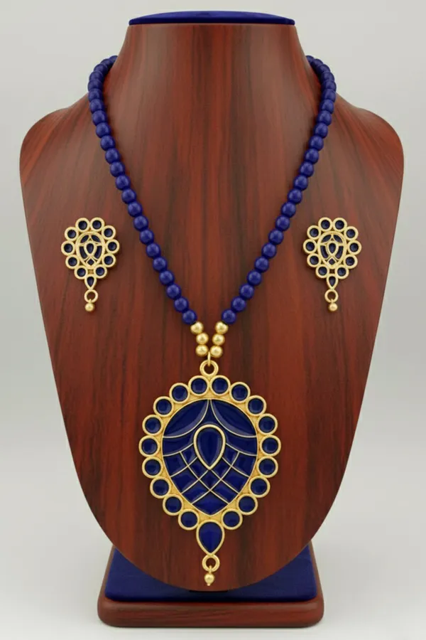 BG_GOLD_Assamese_Traditional_Copper_Based_Blue_Dugdugi_Moni_Tassel_Jewellery_Set