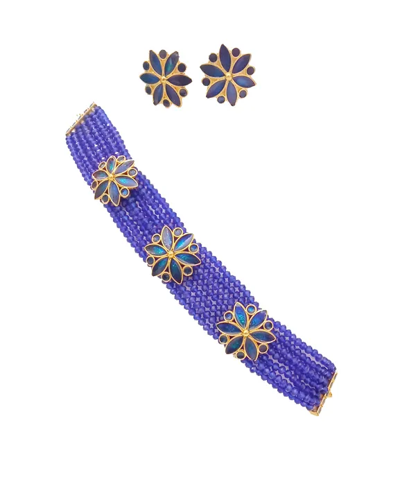 Assamese_Traditional_Copper_Based_Blue_Japi_Combo_Jewellery_Set