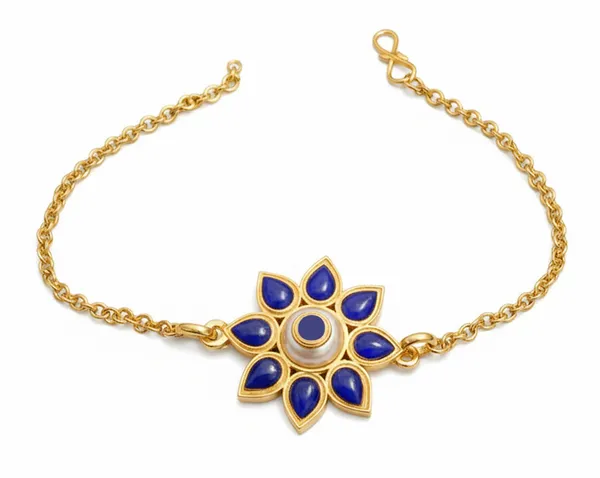 BG_GOLD_Assamese_Traditional_Copper_Based_Blue_Meenakari_Bracelet_