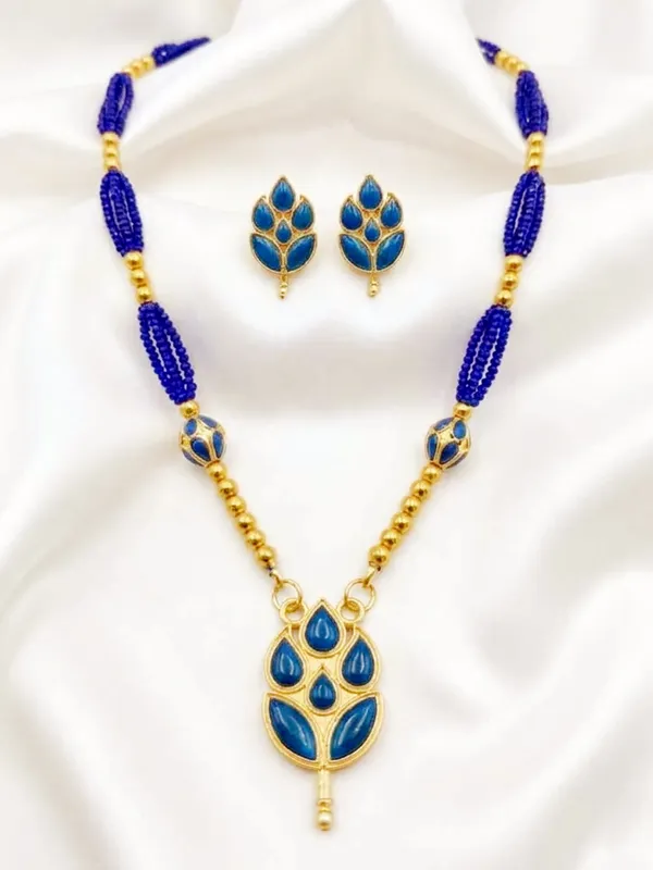 BG_GOLD_Assamese_Traditional_Copper_Based_Blue_Patti_Monimala_Tassel__Jewellery_Set