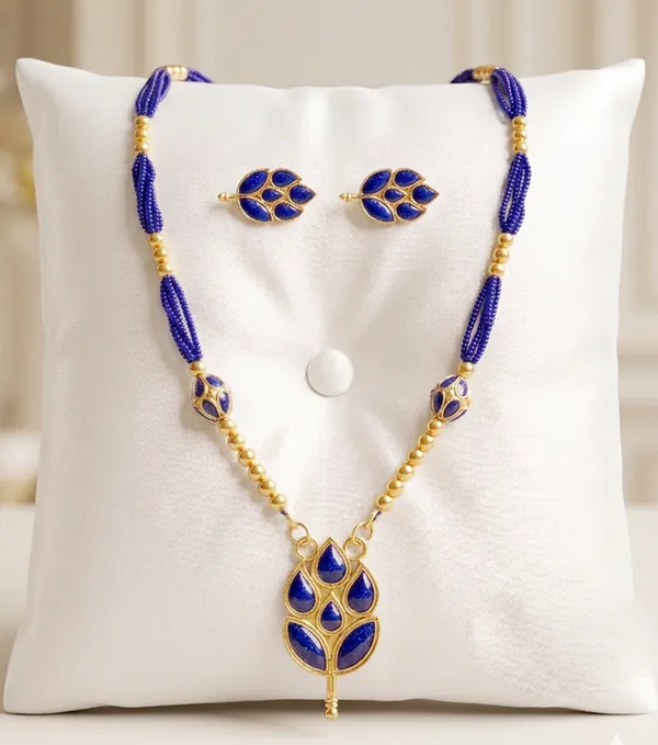 BG_GOLD_Assamese_Traditional_Copper_Based_Blue_Patti_Monimala_Tassel__Jewellery_Set