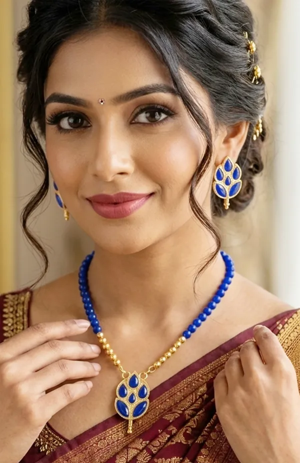 BG_GOLD_Assamese_Traditional_Copper_Based_Blue__Patti_Moni_Tassel__Jewellery_Set