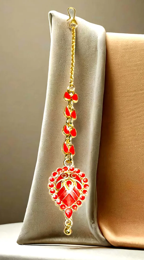 Assamese_Traditional_Copper_Based_Dugdugi_Maangtika