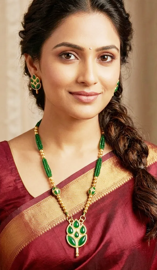 BG_GOLD_Assamese_Traditional_Copper_Based_Green_Patti_Monimala_Tassel__Jewellery_Set
