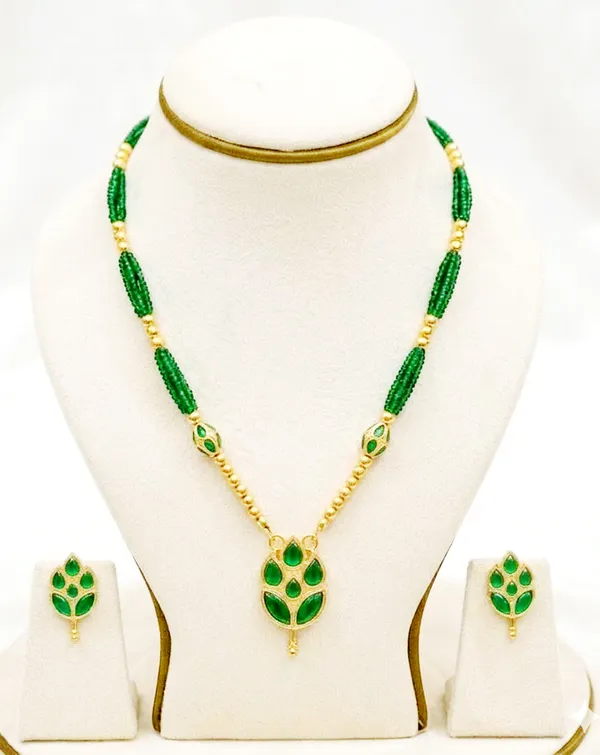 BG_GOLD_Assamese_Traditional_Copper_Based_Green_Patti_Monimala_Tassel__Jewellery_Set