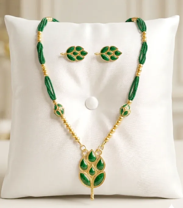 BG_GOLD_Assamese_Traditional_Copper_Based_Green_Patti_Monimala_Tassel__Jewellery_Set