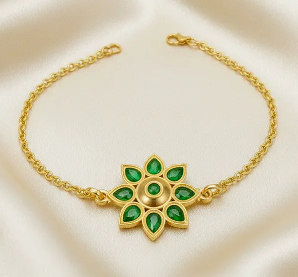 BG_GOLD_Assamese_Traditional_Copper_Based_Green__Meenakari_Bracelet_